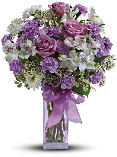 Teleflora&#039;s Lavender Laughter Bouquet